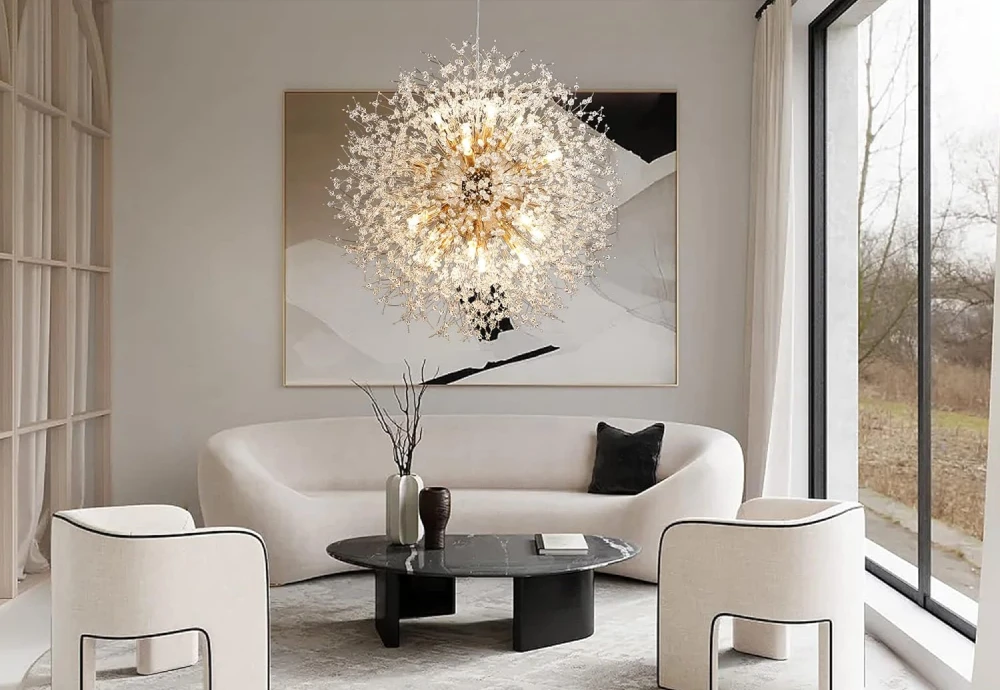 large glass globe chandelier